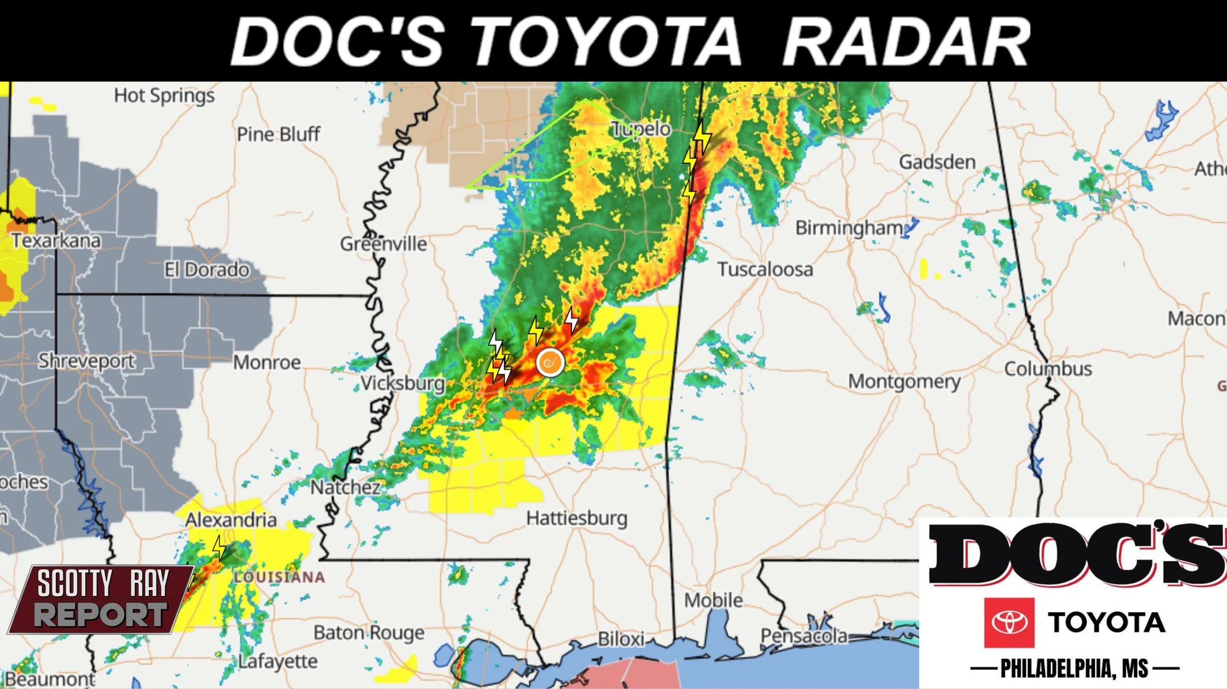 80% Thunderstorms - High 78