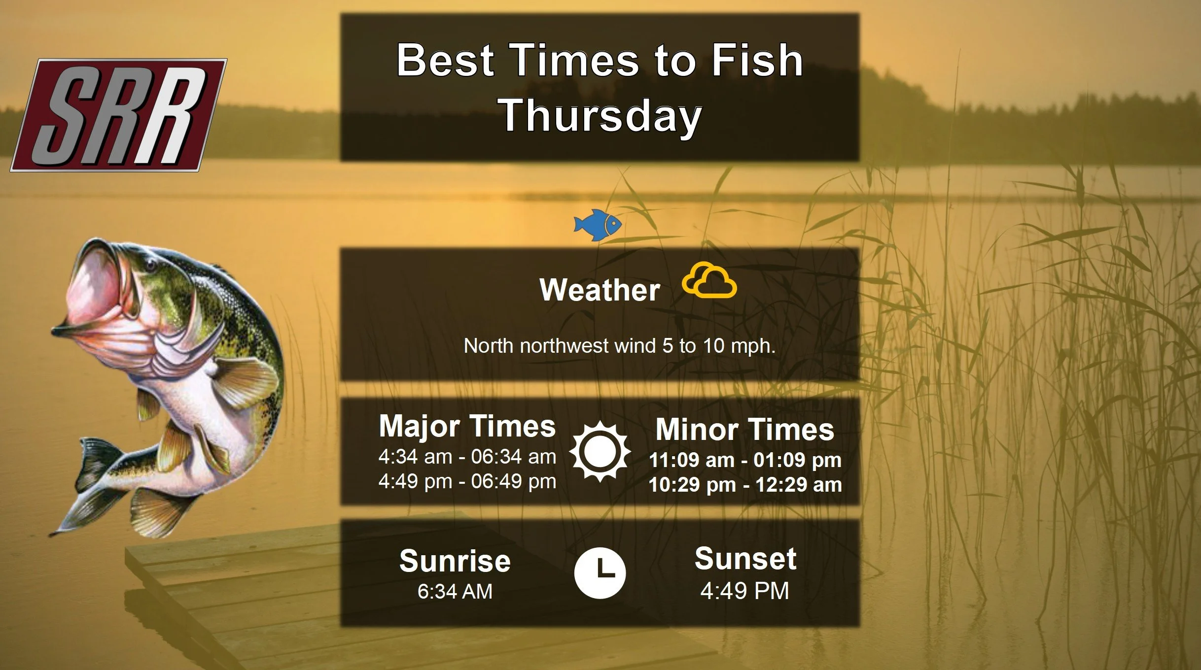 Best Times To Fish Today 11-27-25