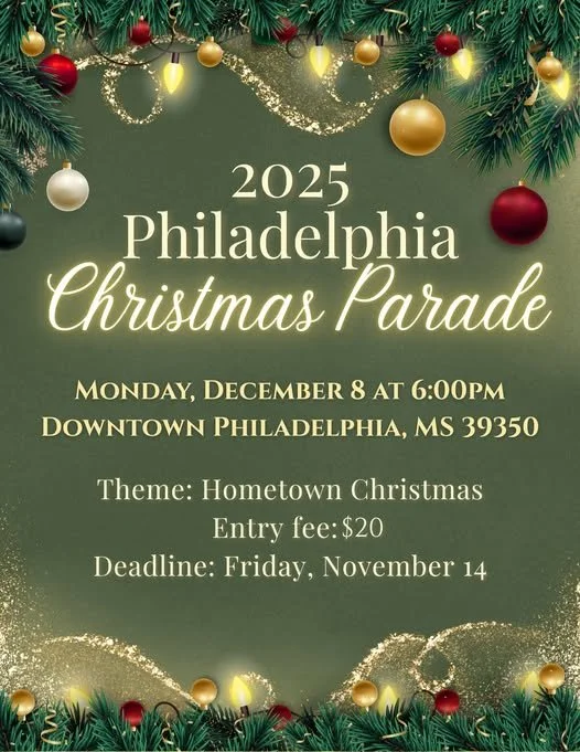 The Philadelphia Christmas Parade is scheduled for  December 8th, at 6pm