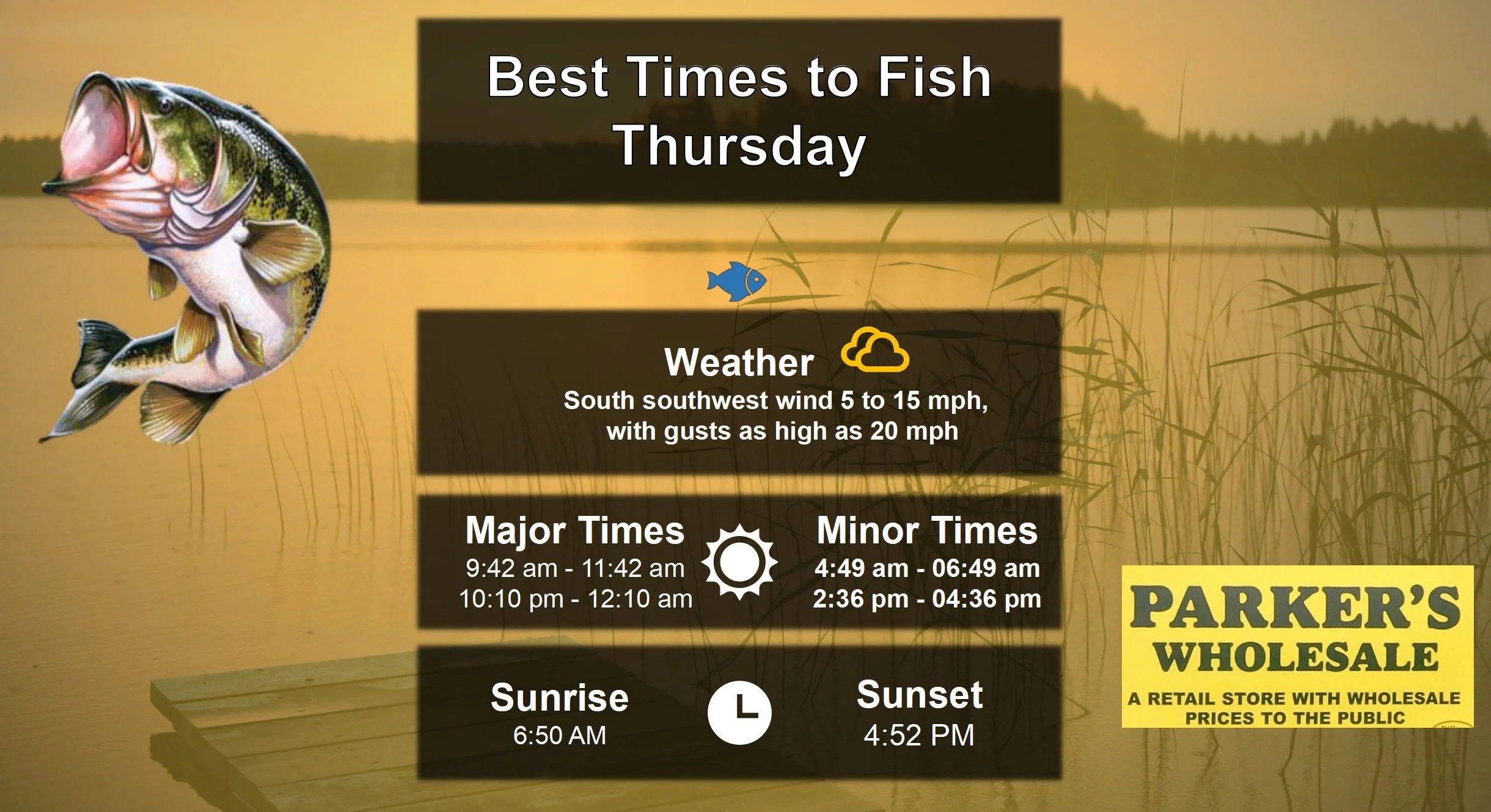 Best Times To Fish 12-18-25