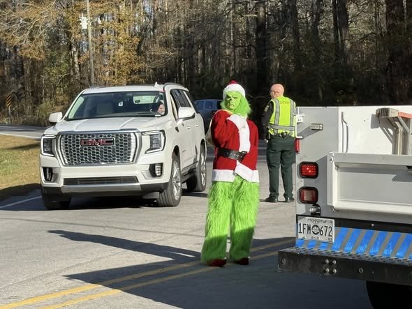 The Grinch has made it to Minnow Bucket Road