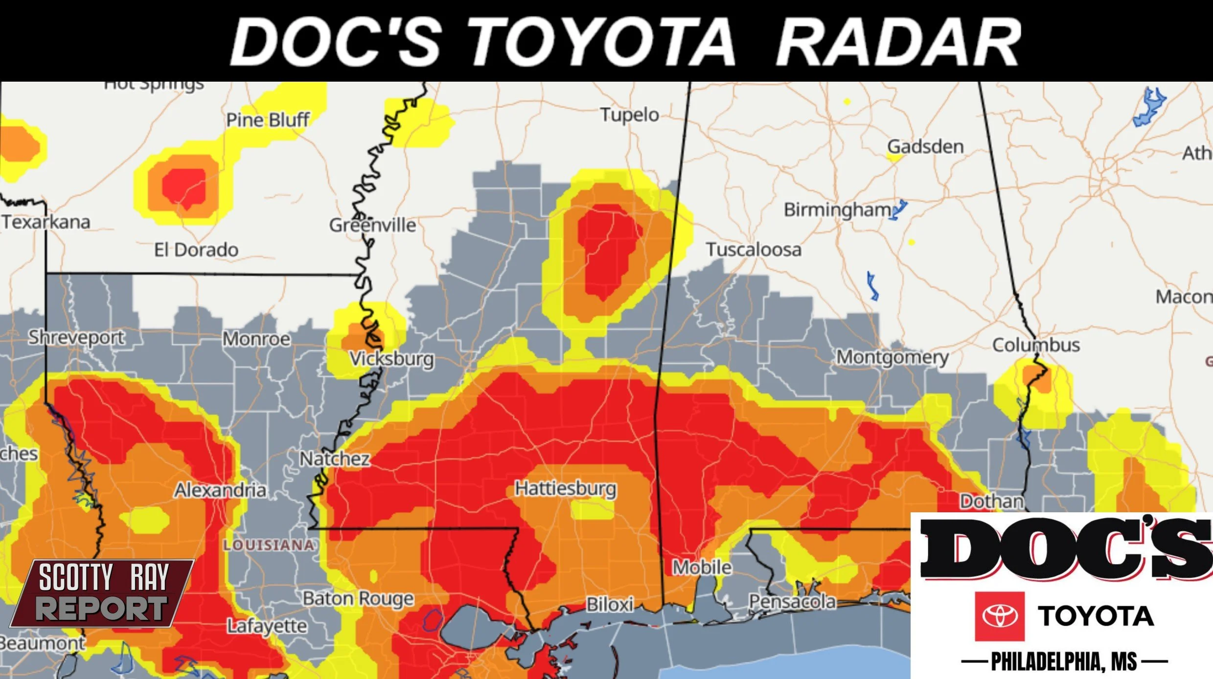 Mostly Sunny - High 77