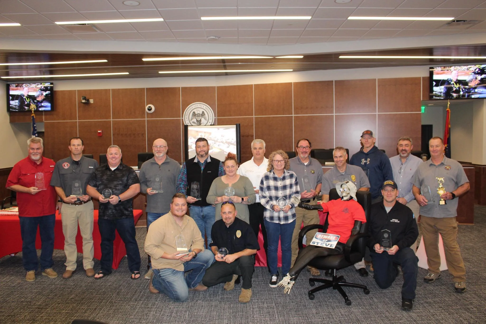LEMA holds awards ceremony for the Lauderdale County Dive Team.