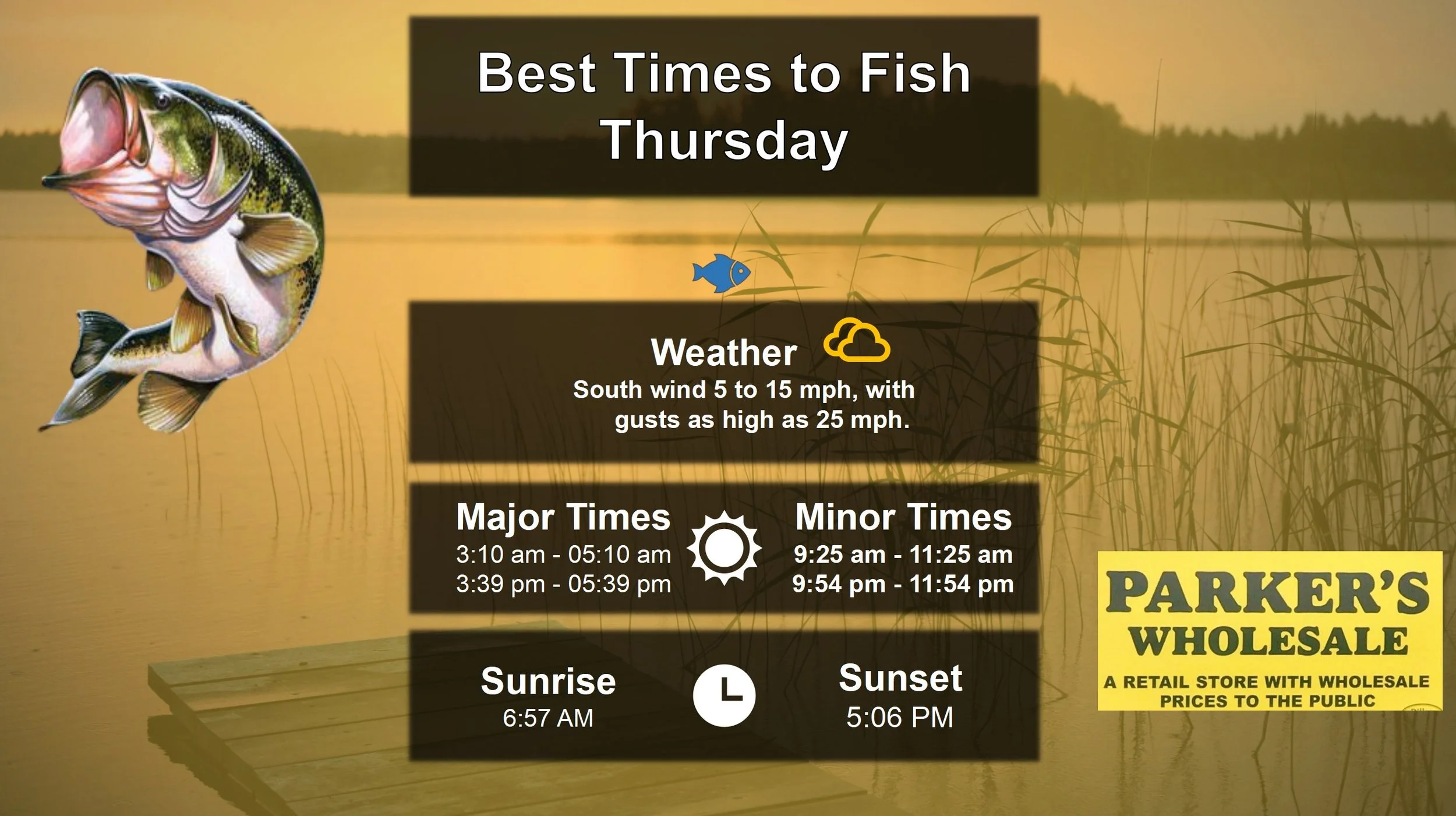 Best Times To Fish Today 1-8-26