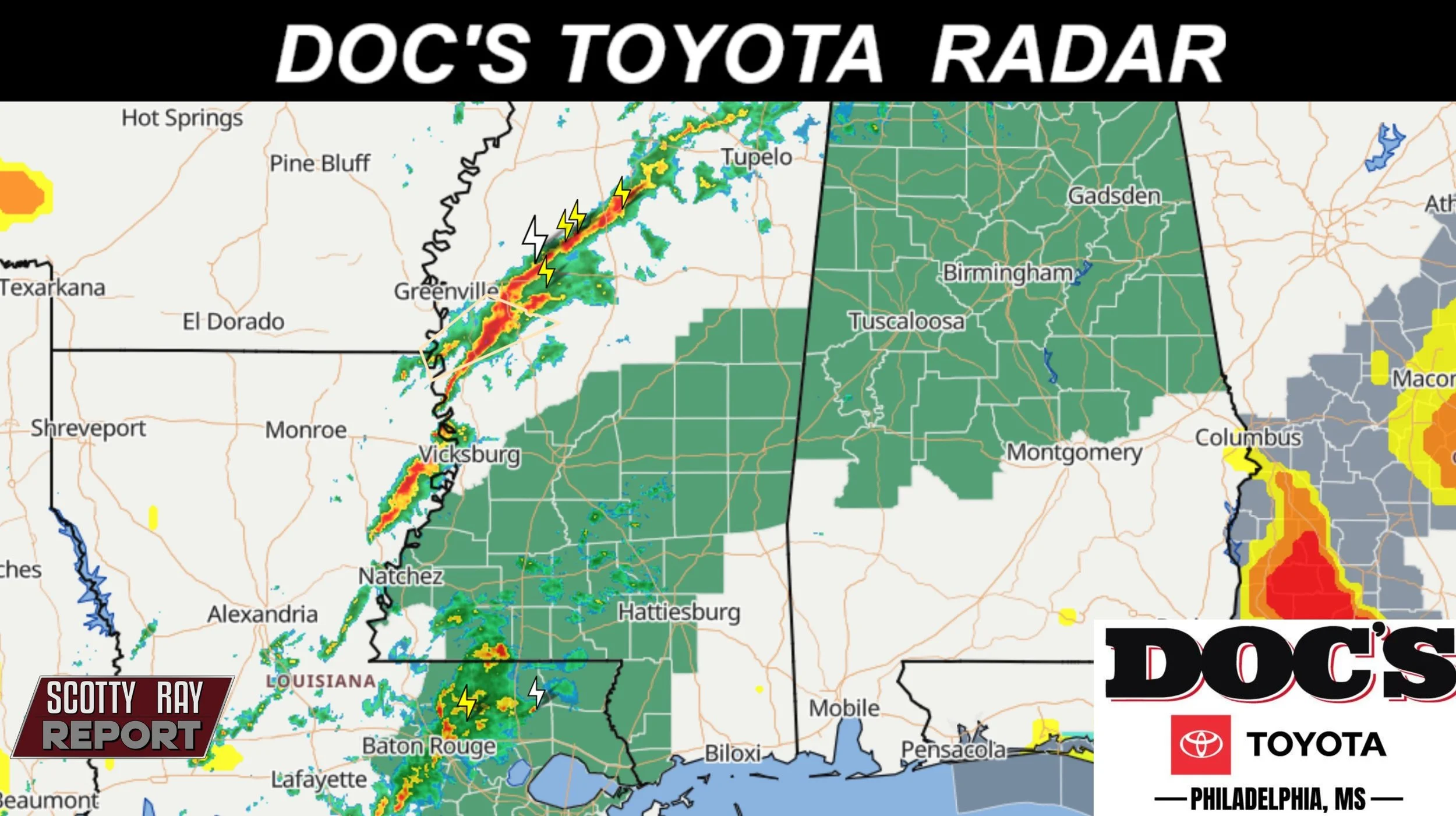 90% Thunderstorms - High 74