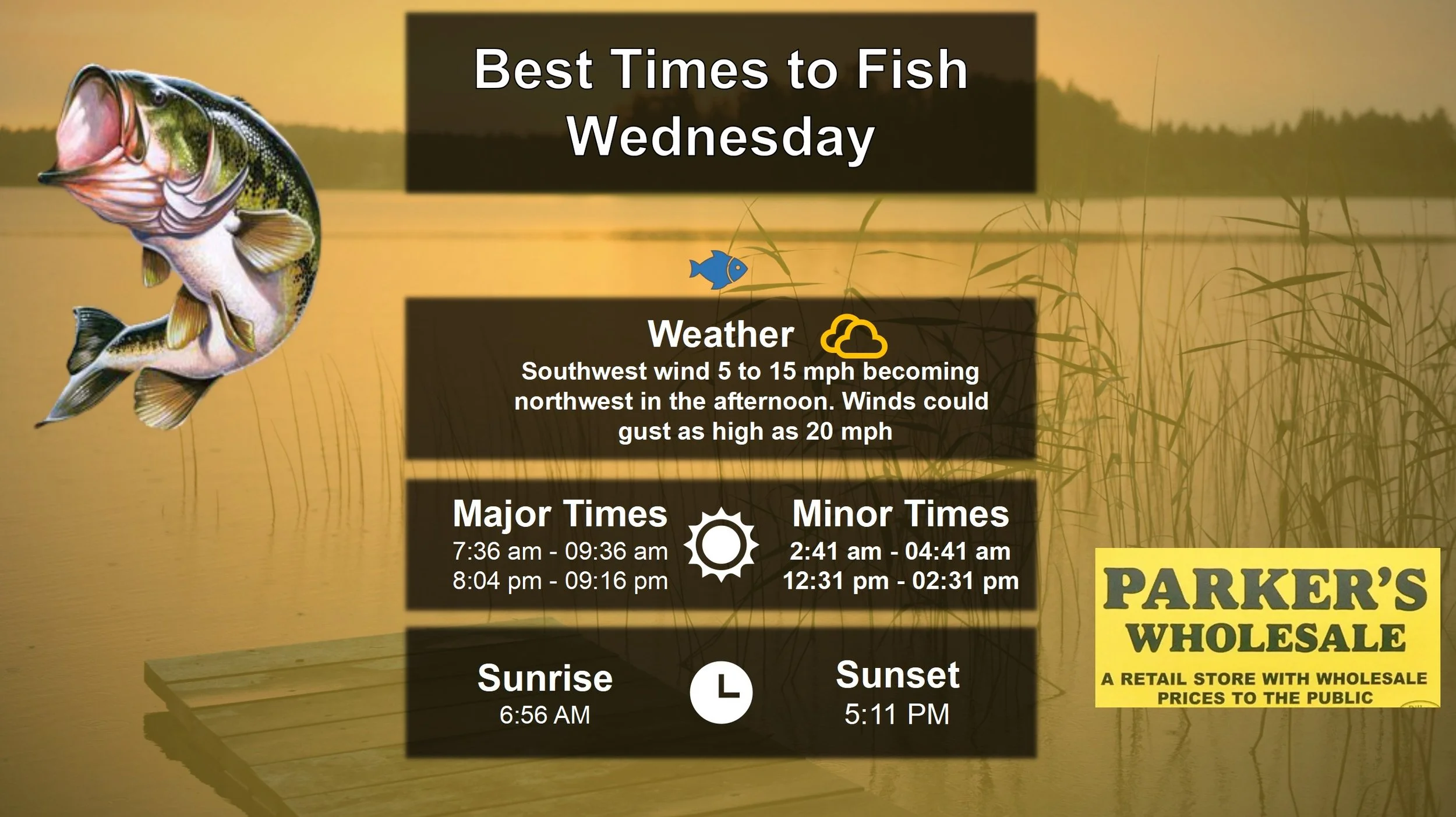 Best Times To Fish Today 1-14-26