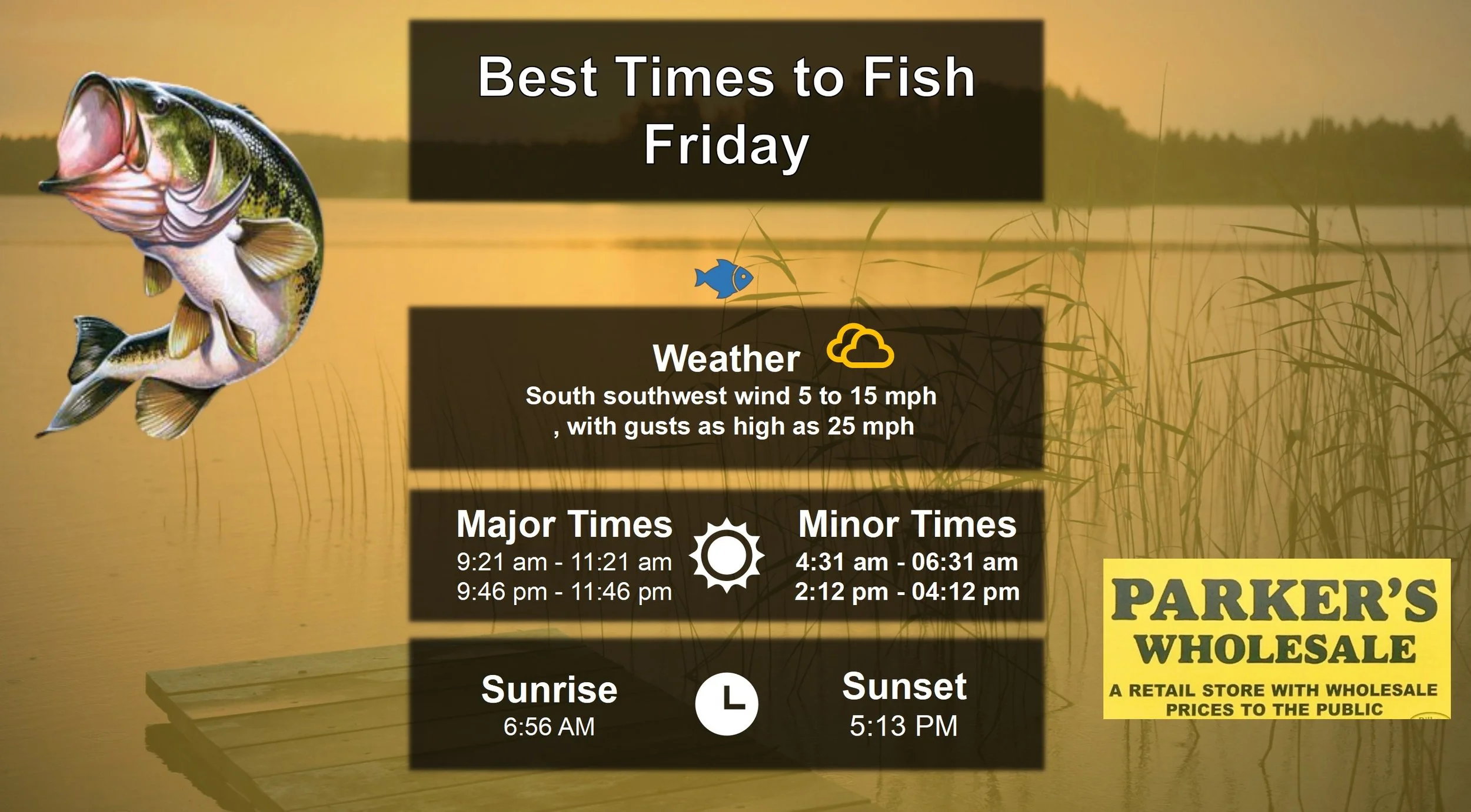 Best Times To Fish 1-16-25