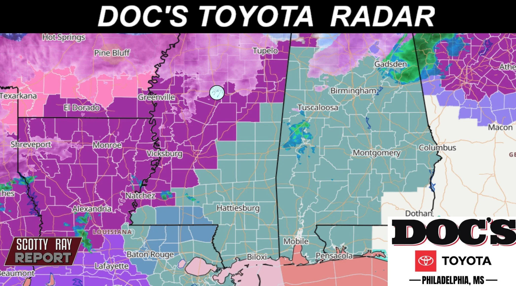 Afternoon Showers - High 46