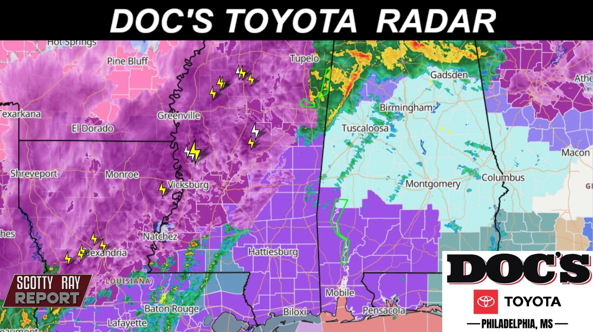 Thunderstorms - Temps Falling to 31