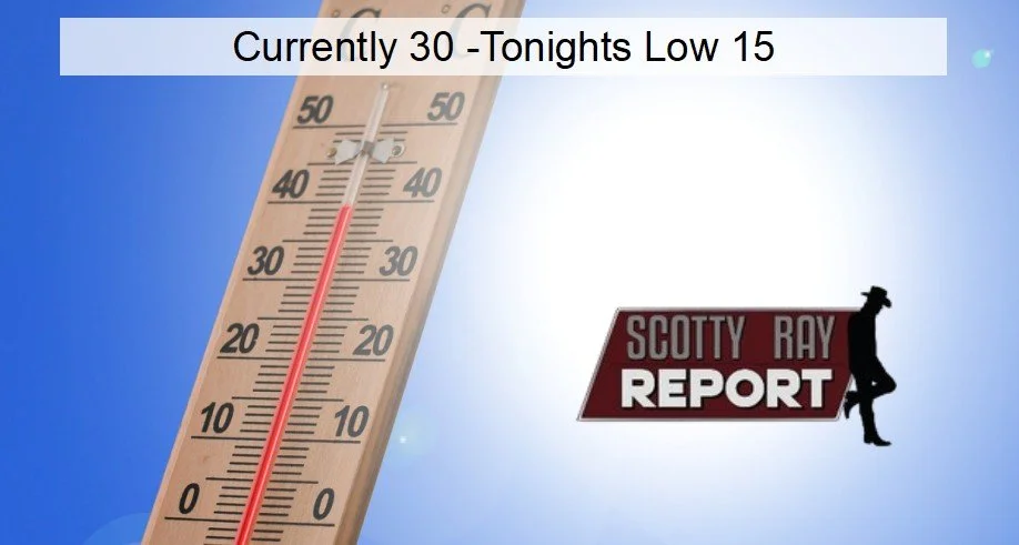 Tonights Forecast:Clear skies with a low near 15°FA north-northwest wind around 5 mph early, becoming calm this evening.