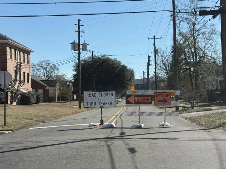 Road closure 26th Ave and C Street in Meridian.