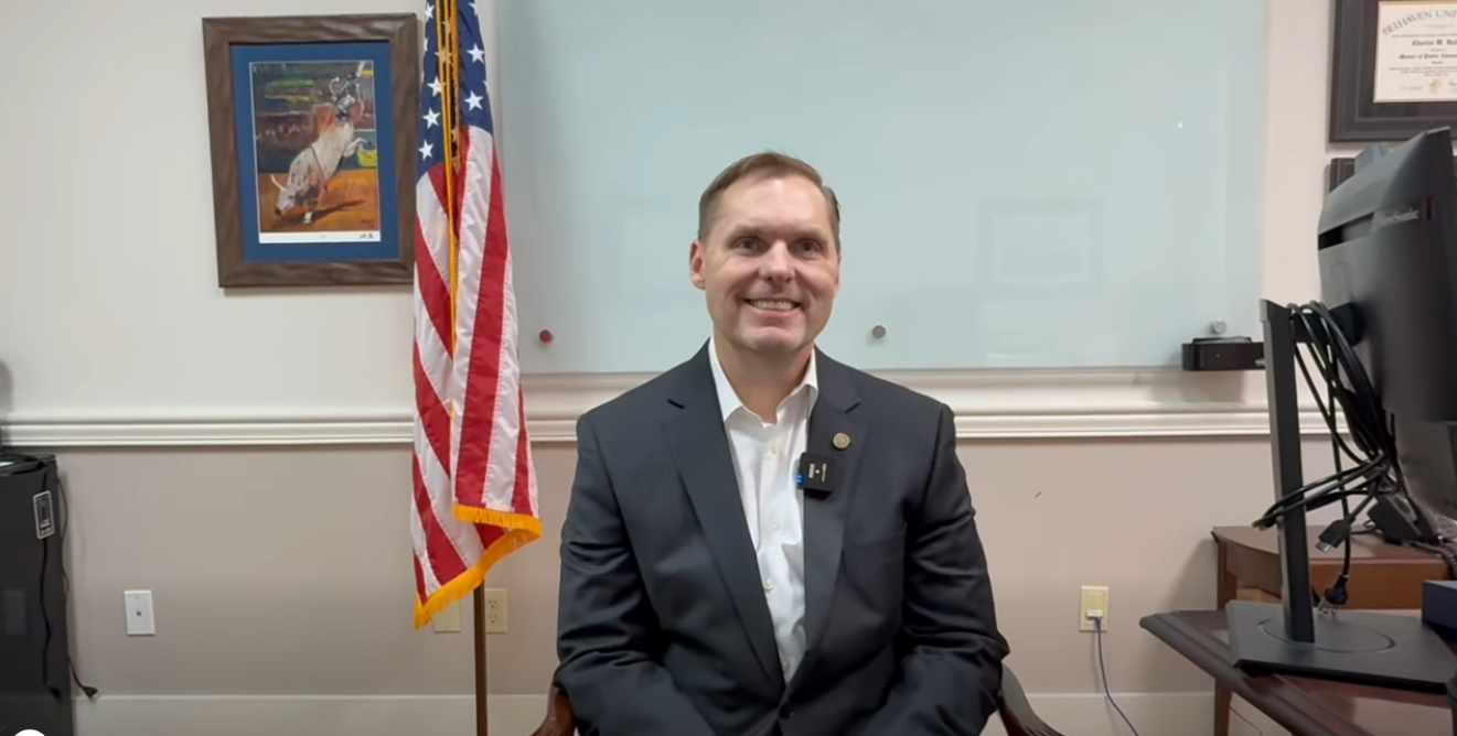 Congressman Michael Guest visited Meridian on Tuesday