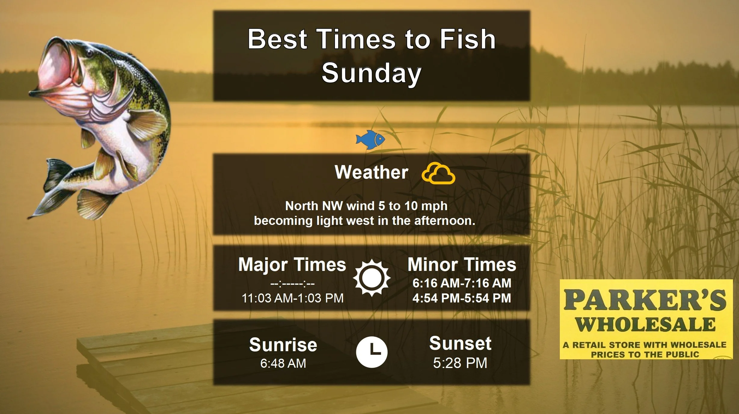 Best Times To Fish Today 2-1-26
