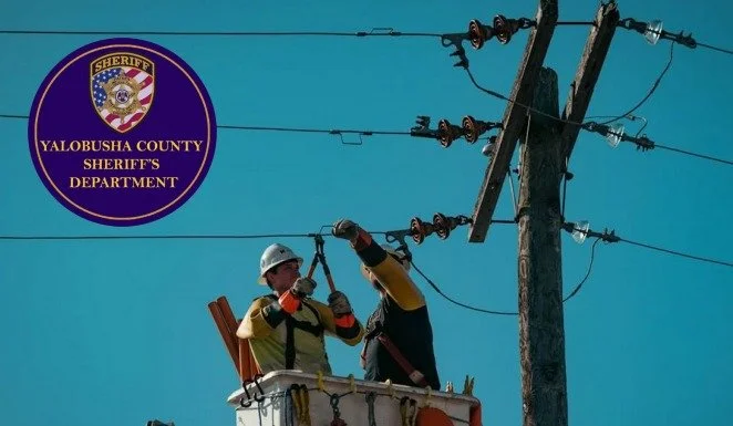 North, MS-Yalobusha County Sheriff’s Department Issues Warning Over Threats to Linemen