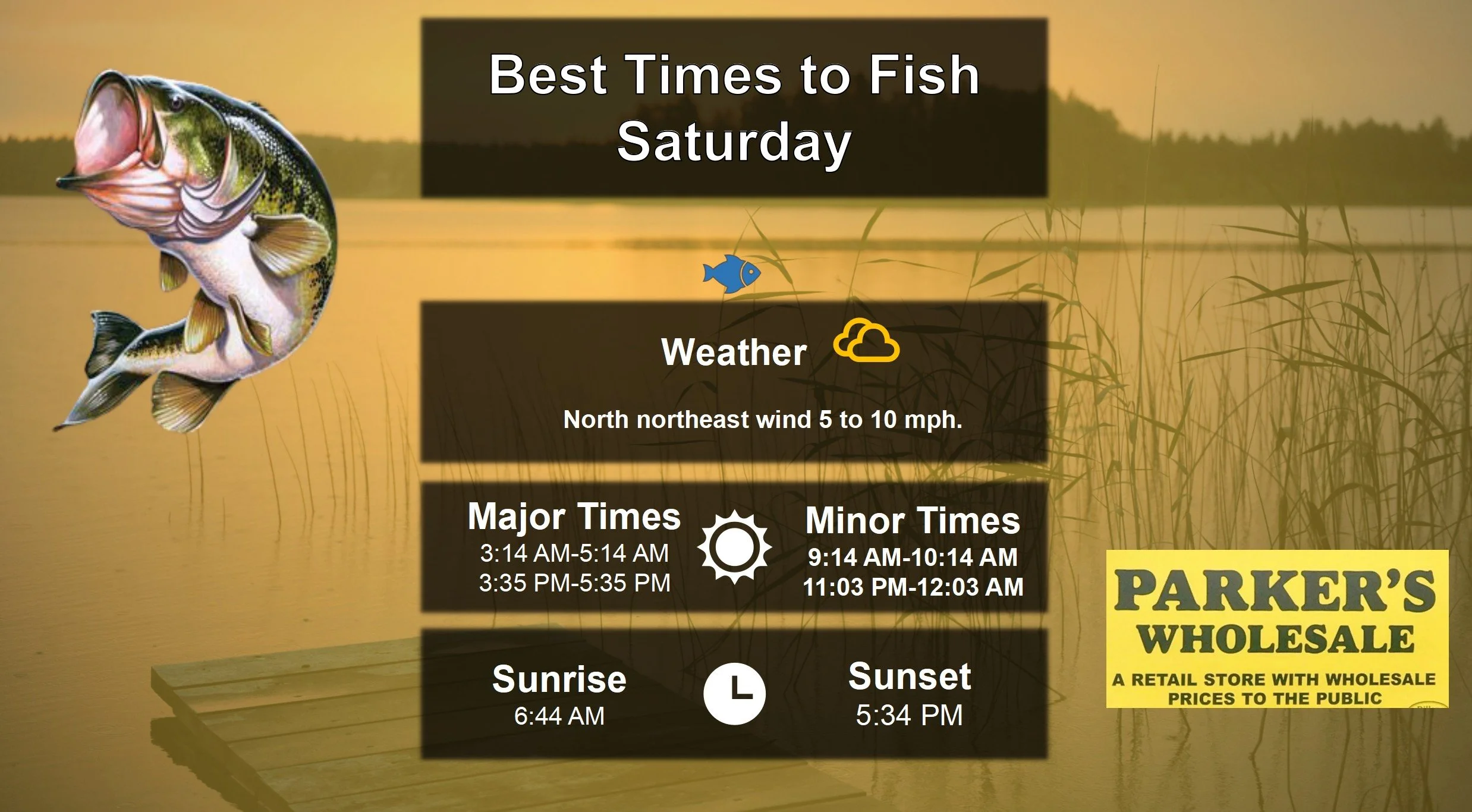 Best Times To Fish 2-7-26