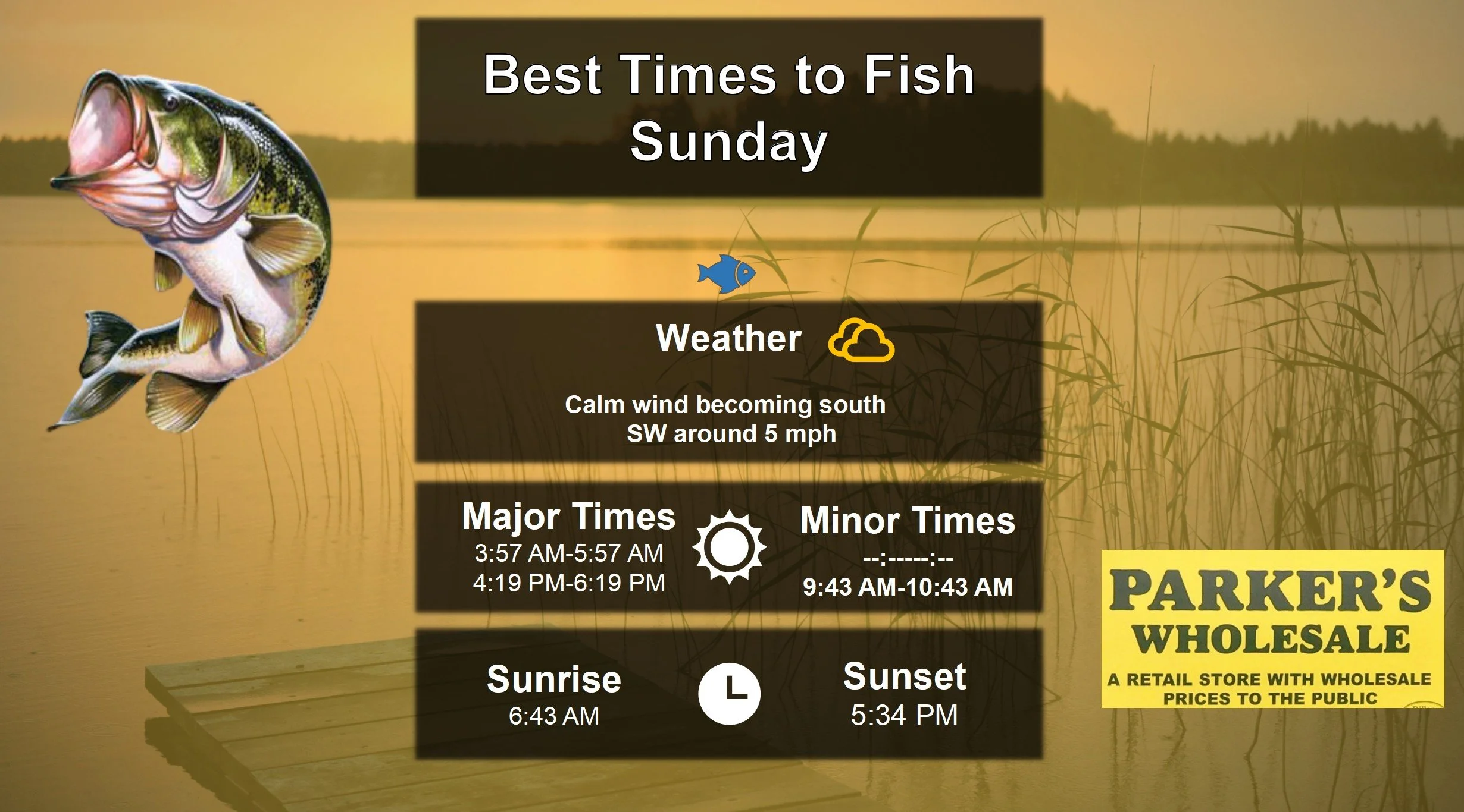 Best Times To Fish 2-8-26