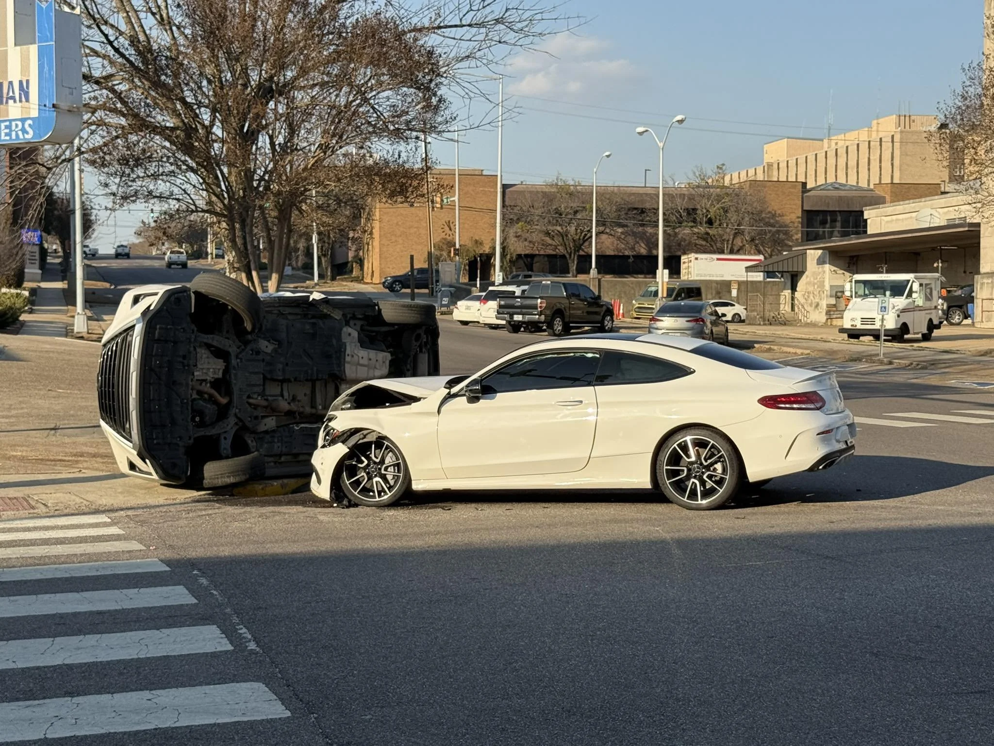 Rollover Accident 9th Street and 22nd Ave. One person taken into custody for possible DUI.