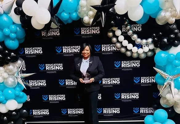 Congratulations to Mrs. Poole! She was named the 2026 Mississippi Educators Rising Advisor