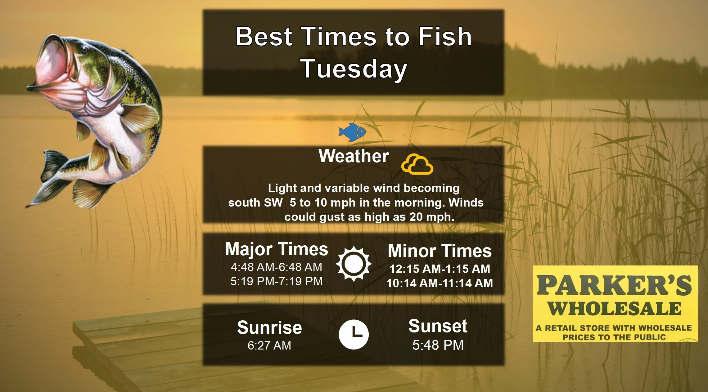 Best Times To Fish 2-24-26