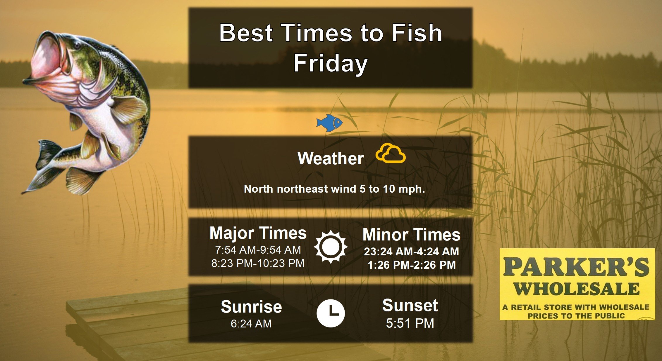 Best Times To Fish 2-27-26