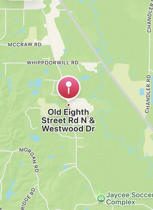 Lost Gap VFD responding to a grass fire in the old 8th Street and Westwood Drive area. Use caution in the area.