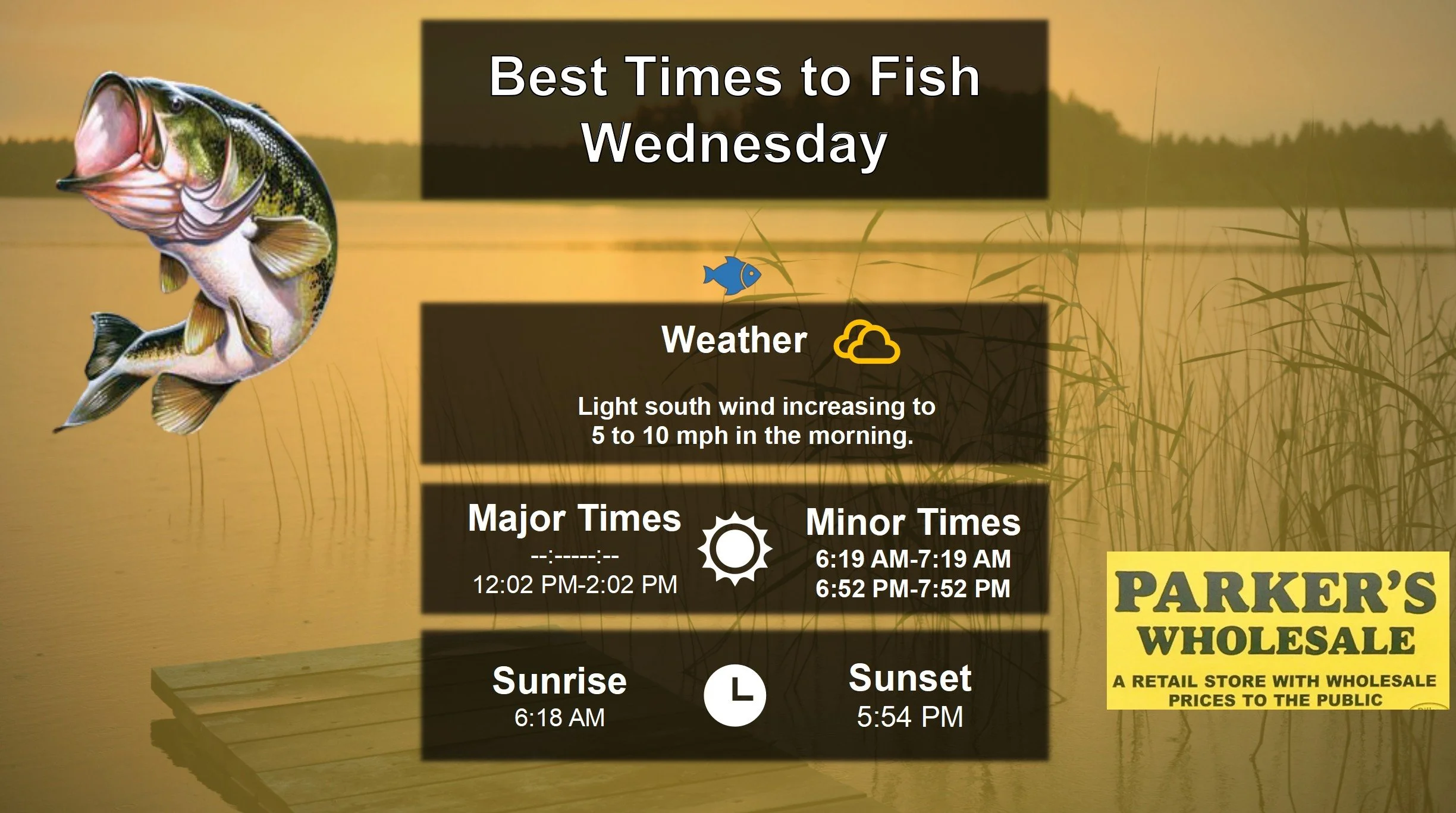 Best Times To Fish 3-4-26