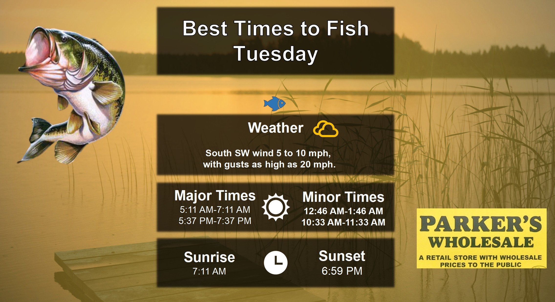 Best Tims To Fish 3-10-26