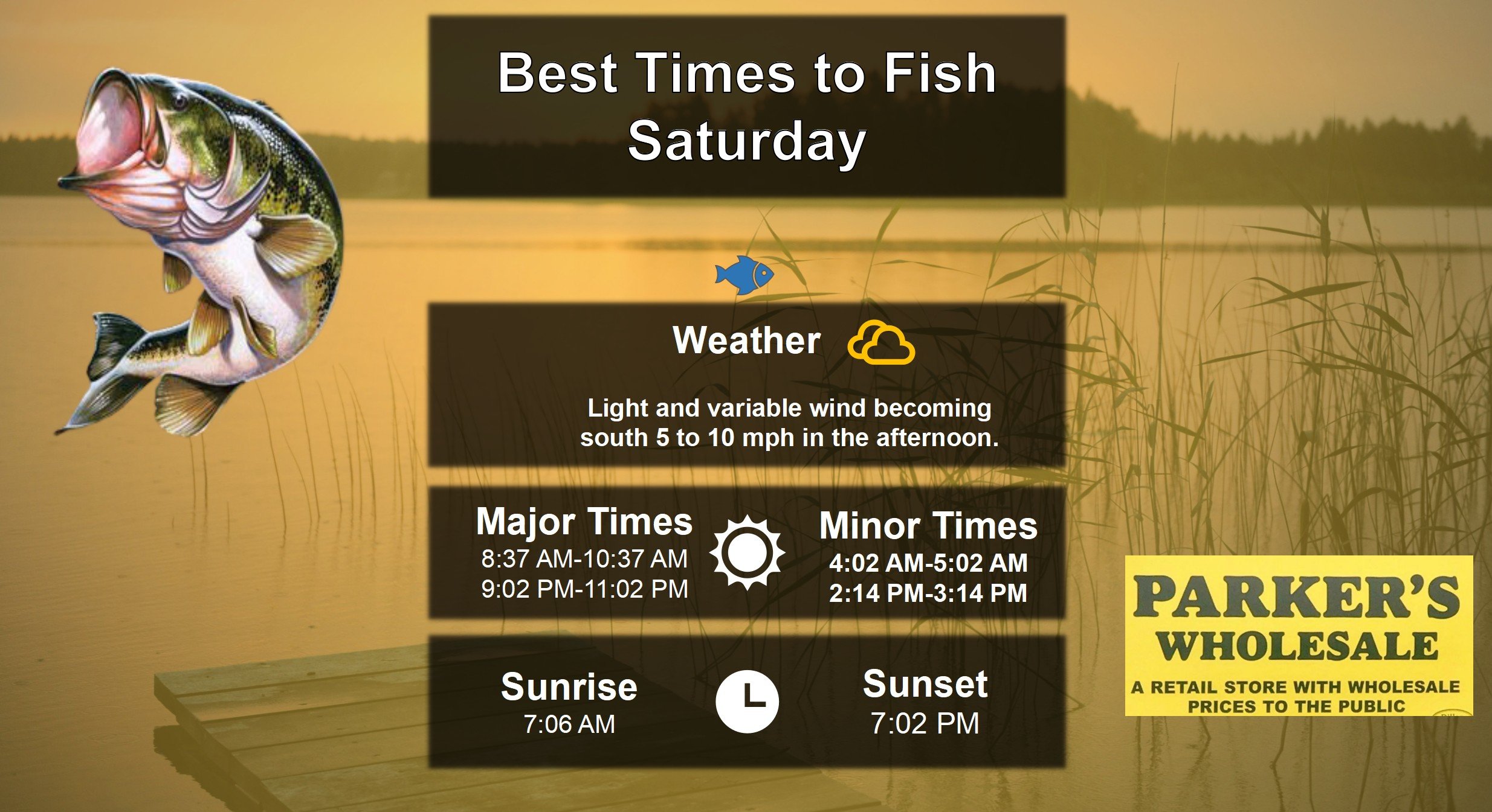 Best Times To Fish 3-14-26