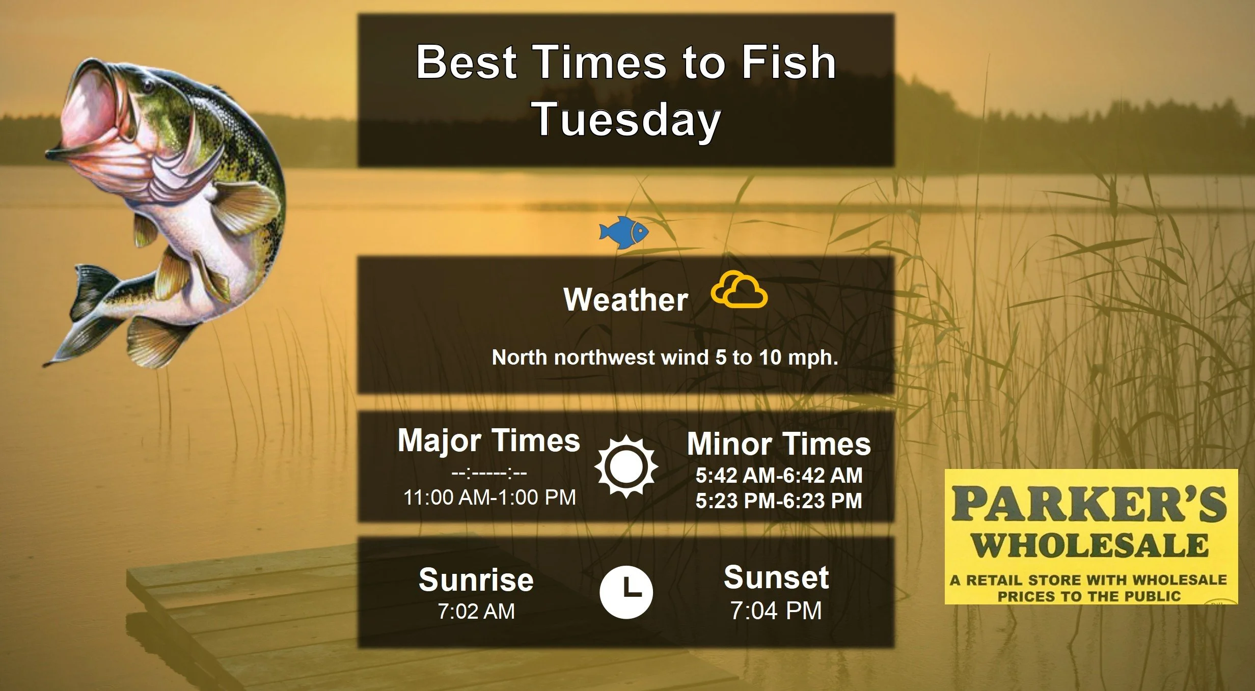 Best Times To Fish 3-17-26