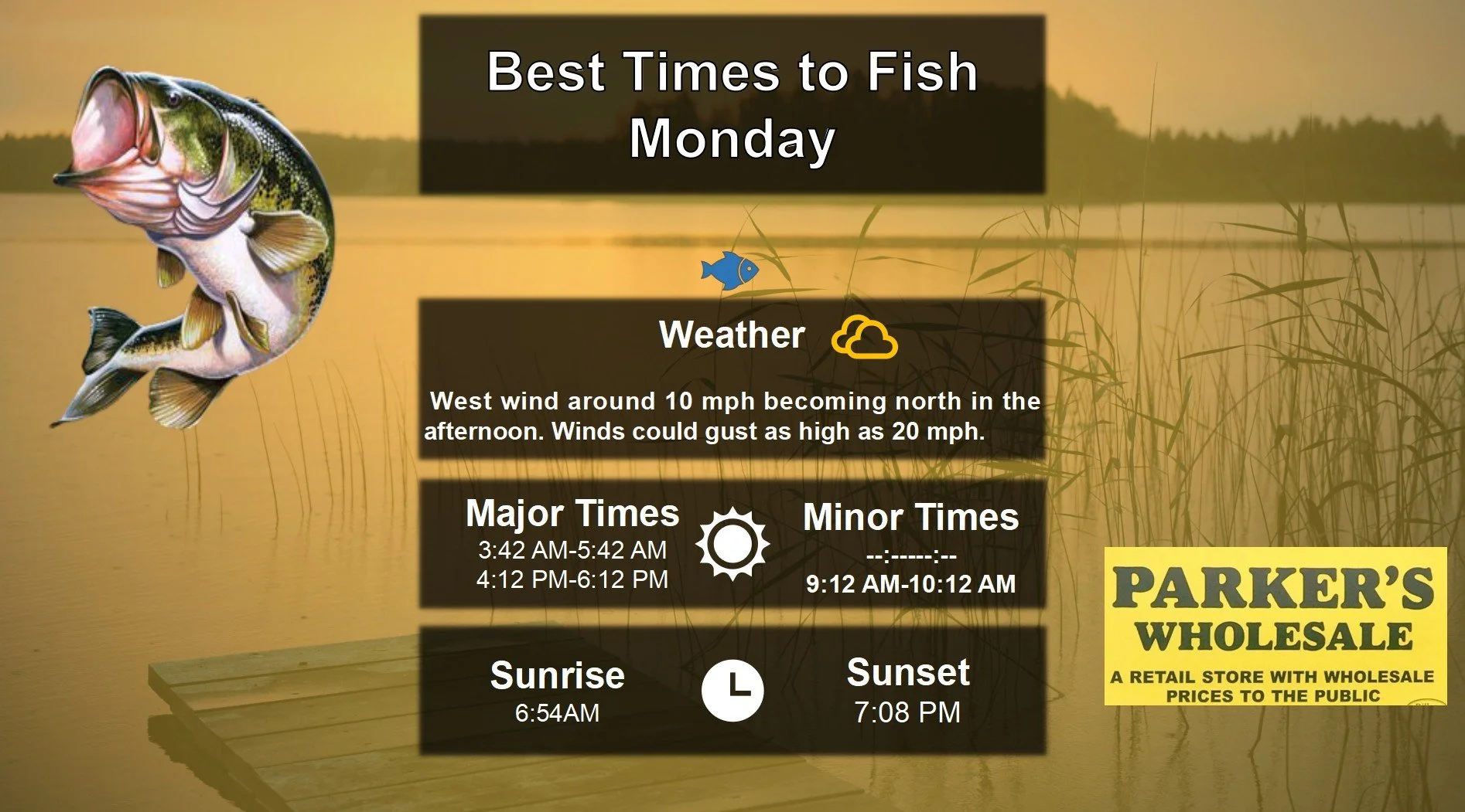 Best Times To Fish 3-23-26