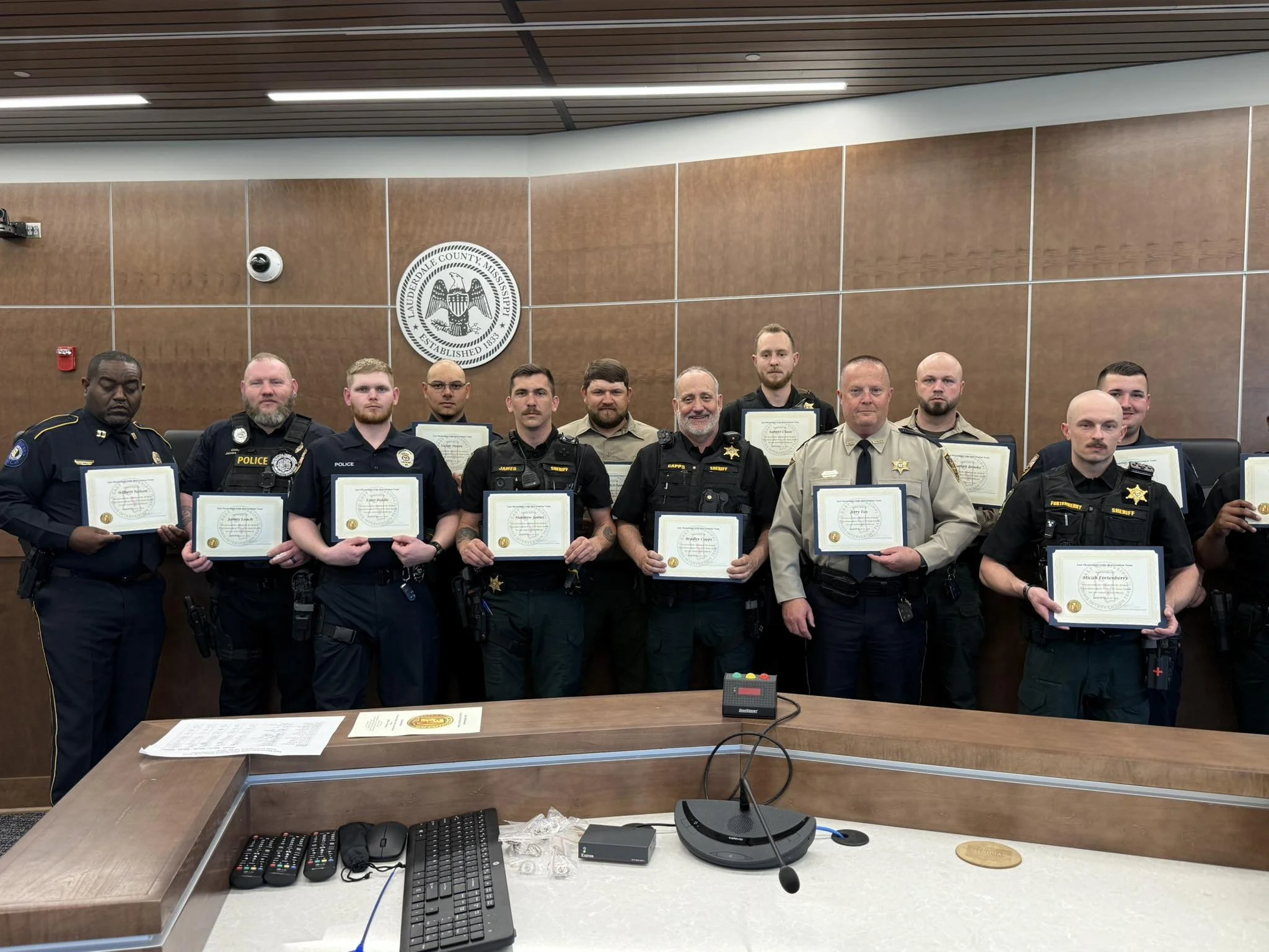 Lauderdale County, MS Sheriff's Office Graduates 14 Officers in CIT Training