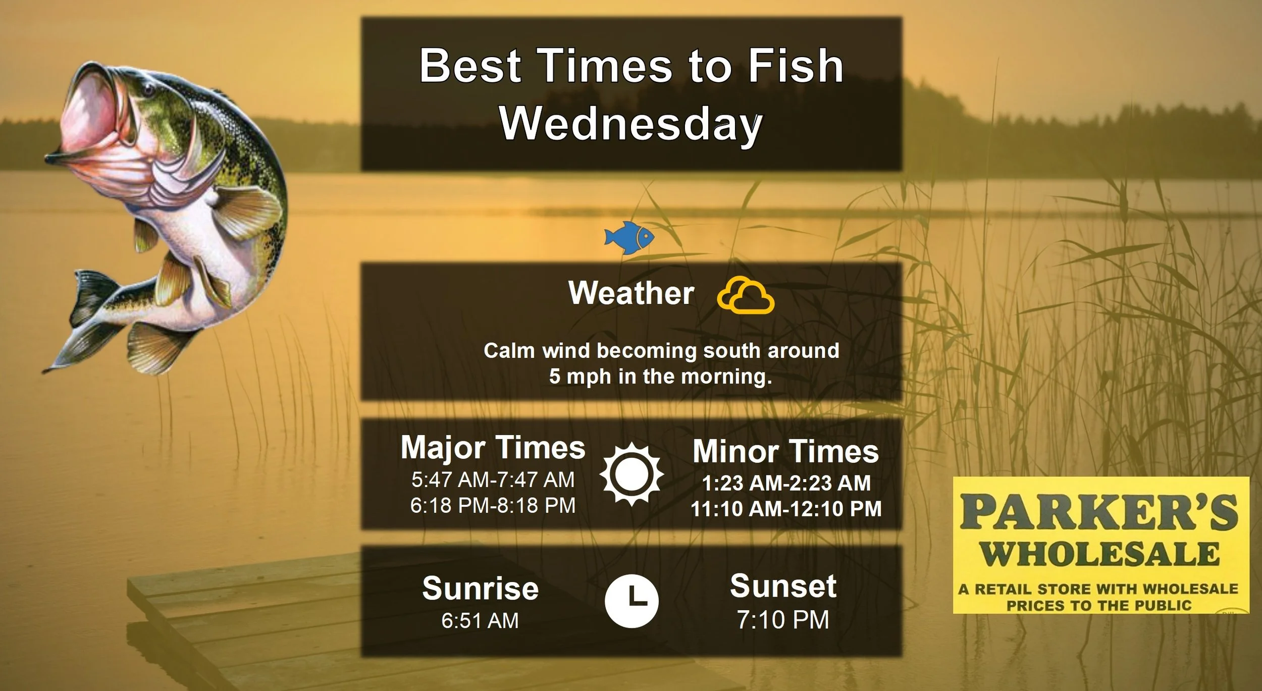 Best Times To Fish 3-25-26