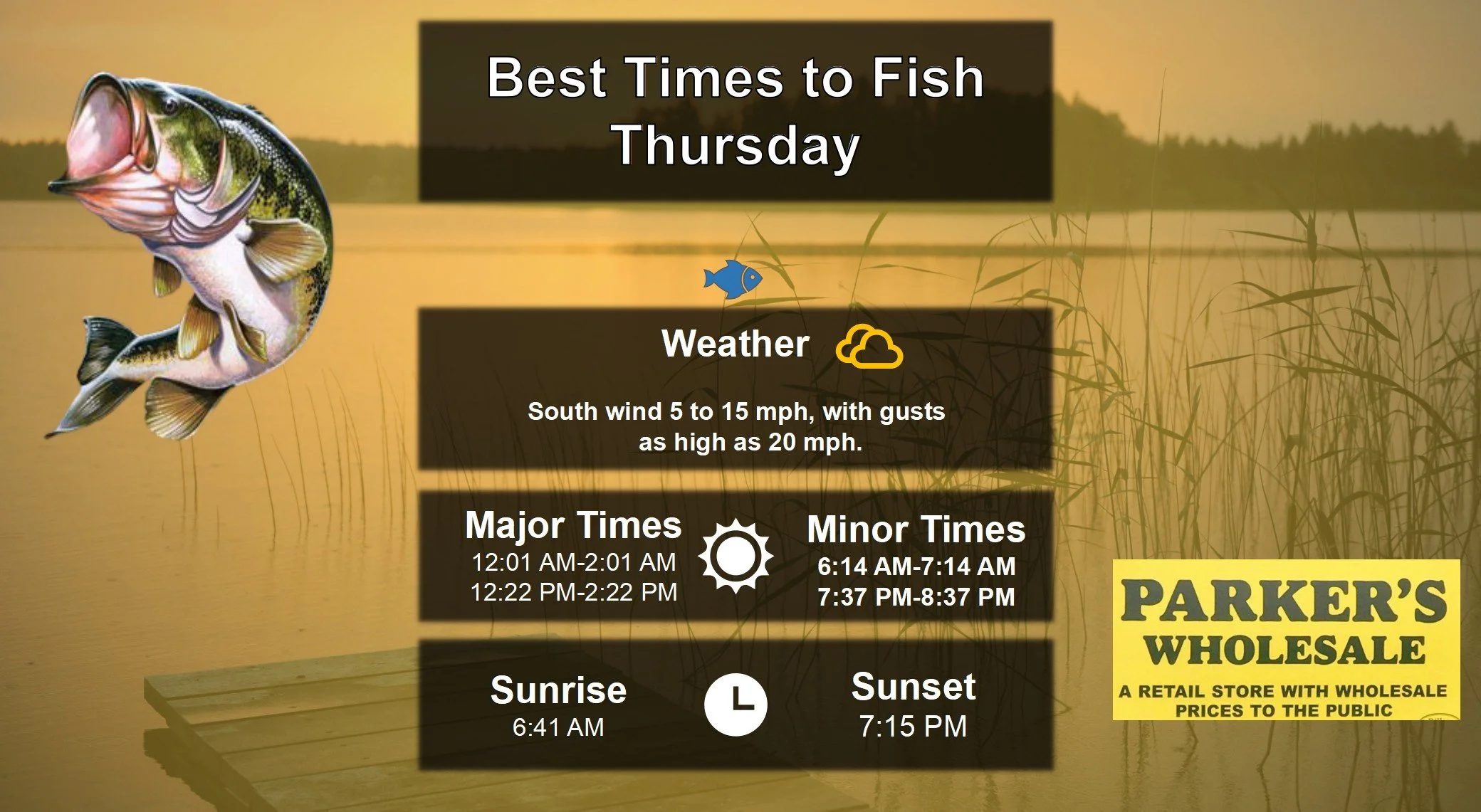 Best Times To Fish Today