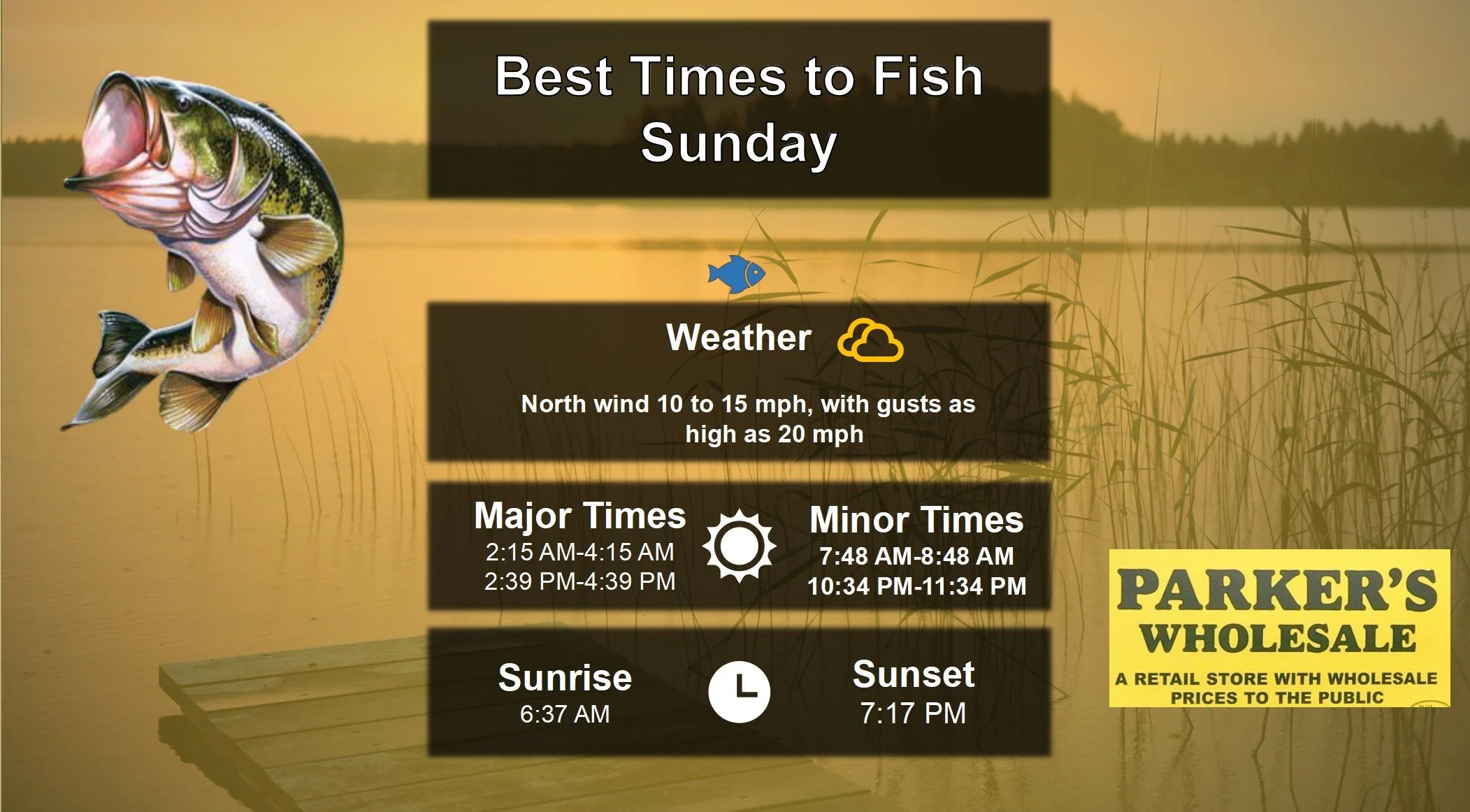 Best Times To Fish 4-5-26