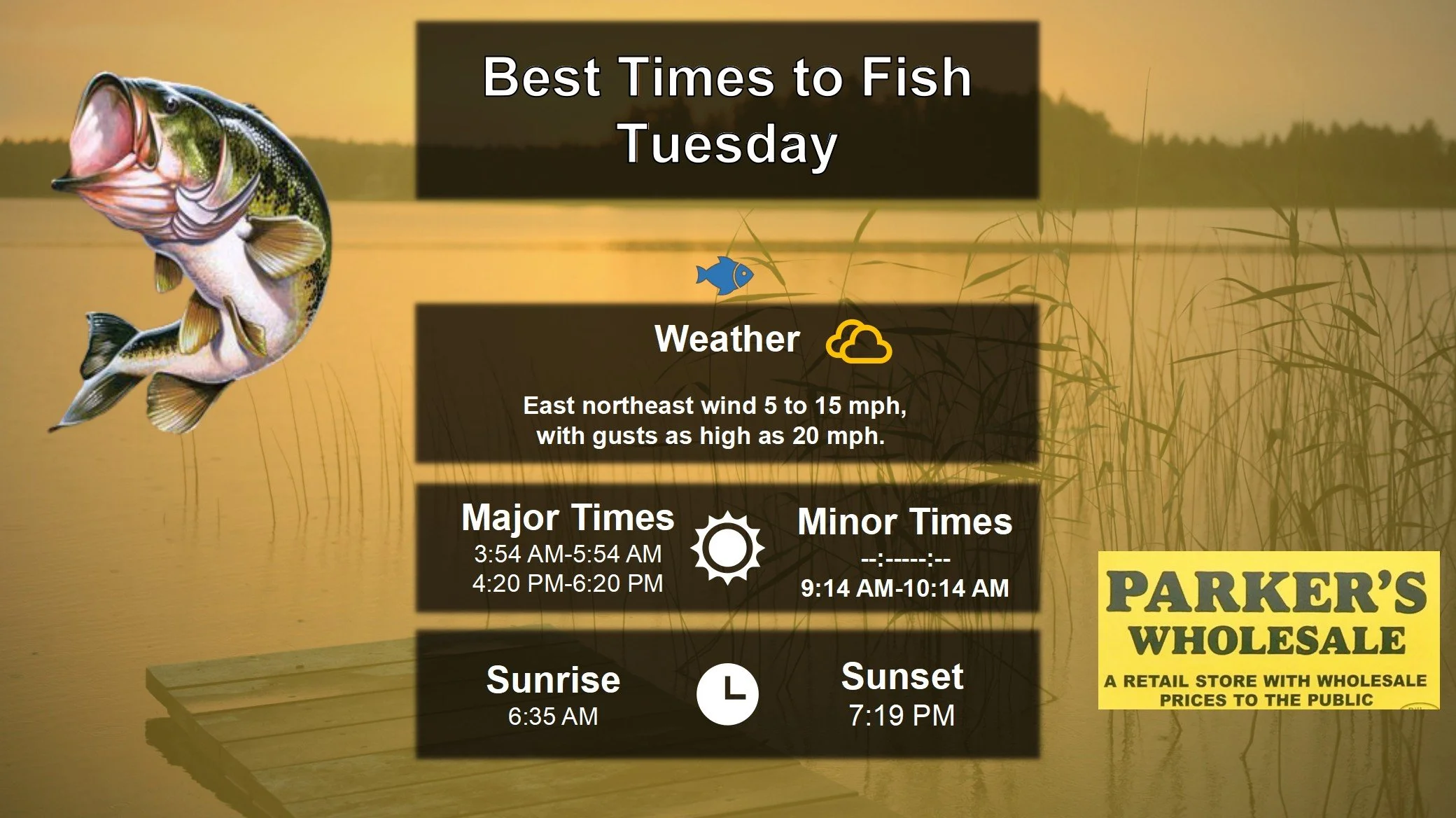  Best Times To Fish 4-7-26