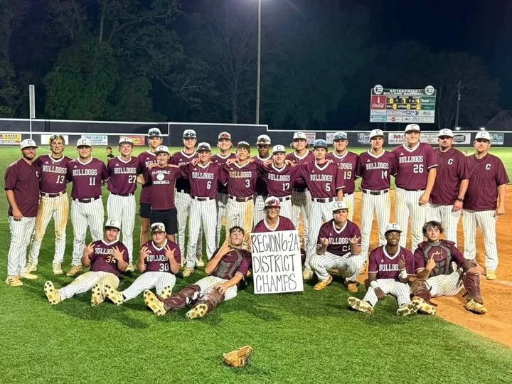The Clarkdale Bulldogs are your Region 6 2A District Champions for the third year in a row!