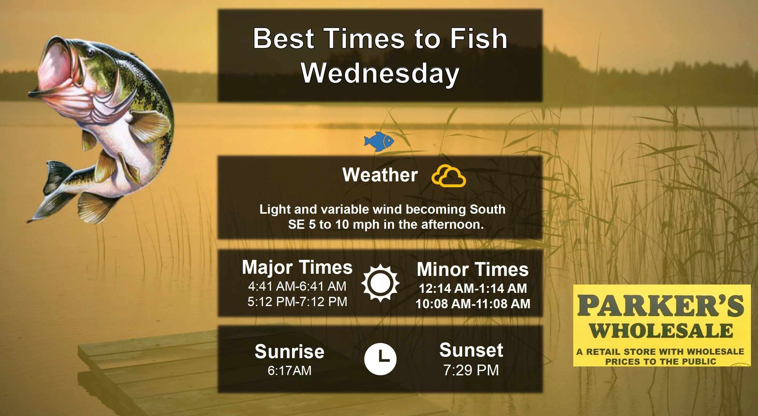 Best Times To Fish 4-22-26