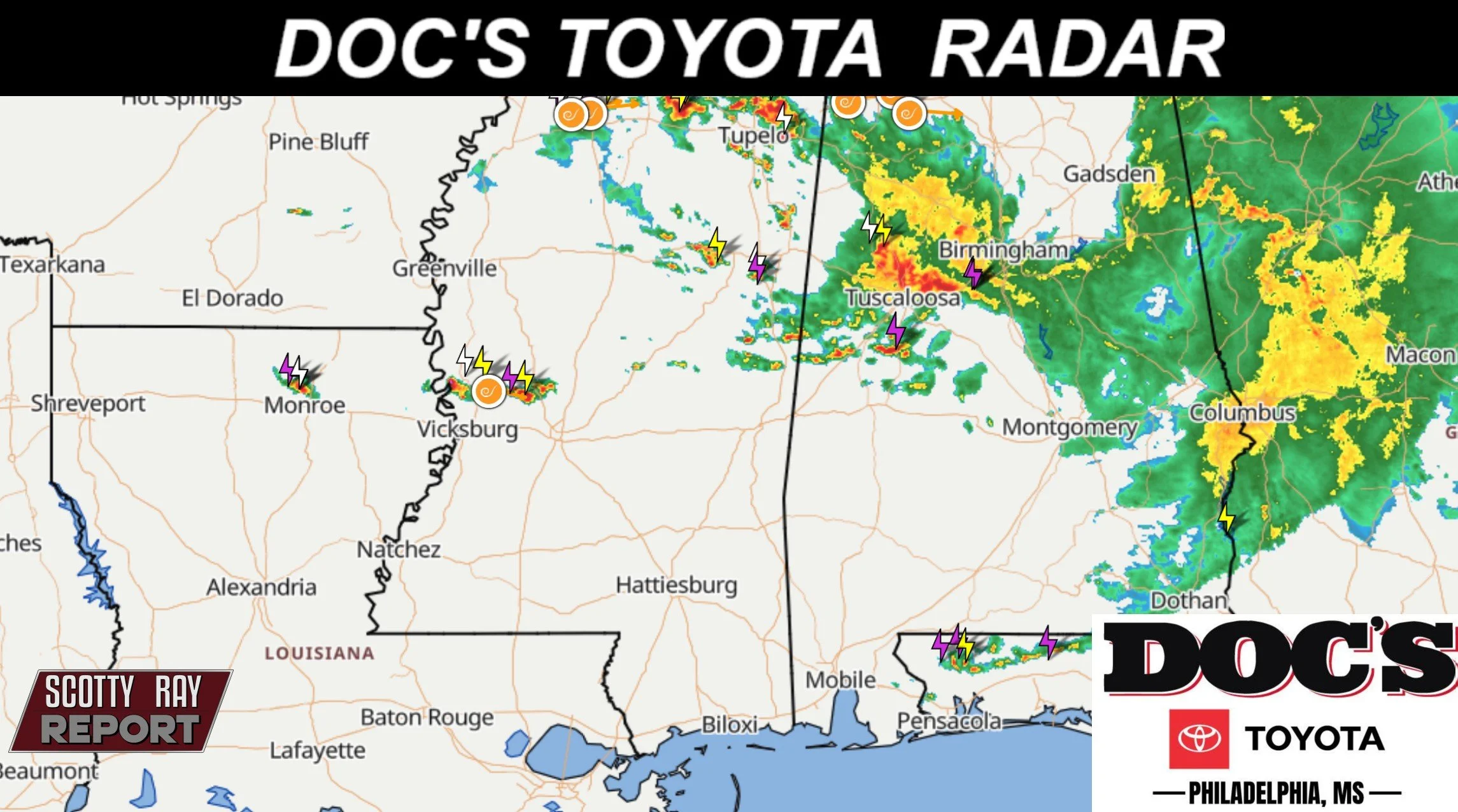 40% Thundrstorms - High 84