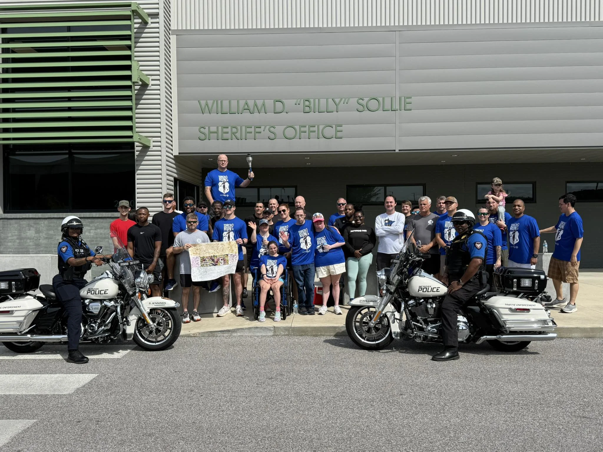 Law Enforcement Torch Run Supports Special Olympics in Meridian