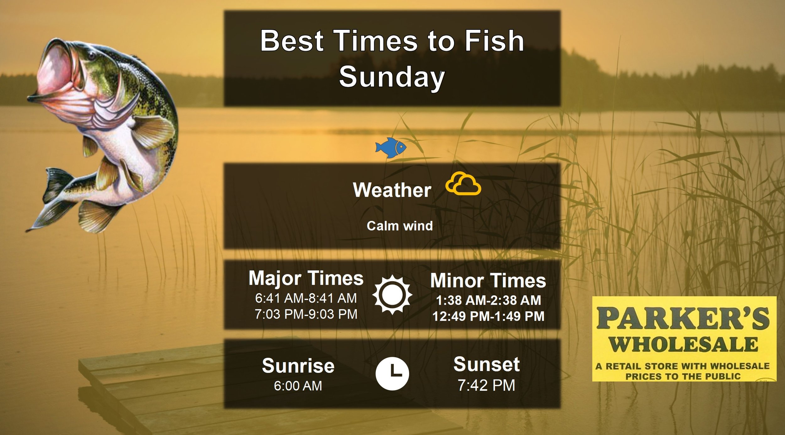 Best times To Fish 5-10-26