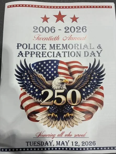 20th Annual Police Memorial &amp; Appreciation Day.