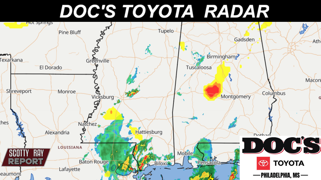 90% Thunderstorms - High 80
