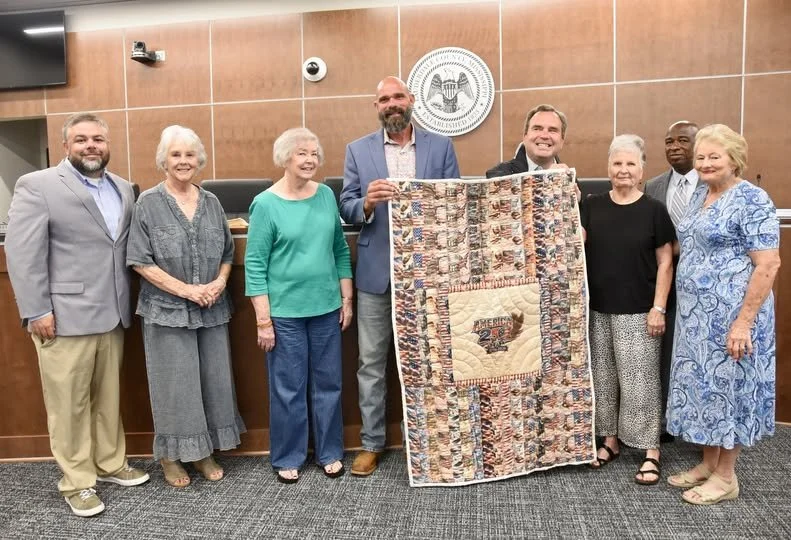 Bethany Church Quilting Club donates America 250 quilt to Lauderdale County