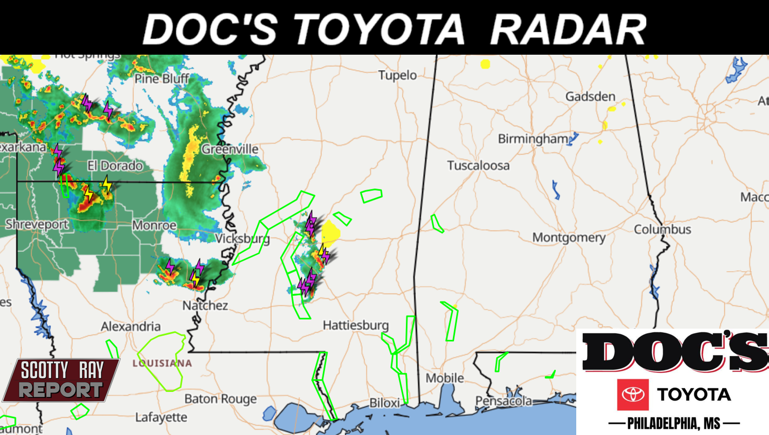 80% Thunderstorms - High 87