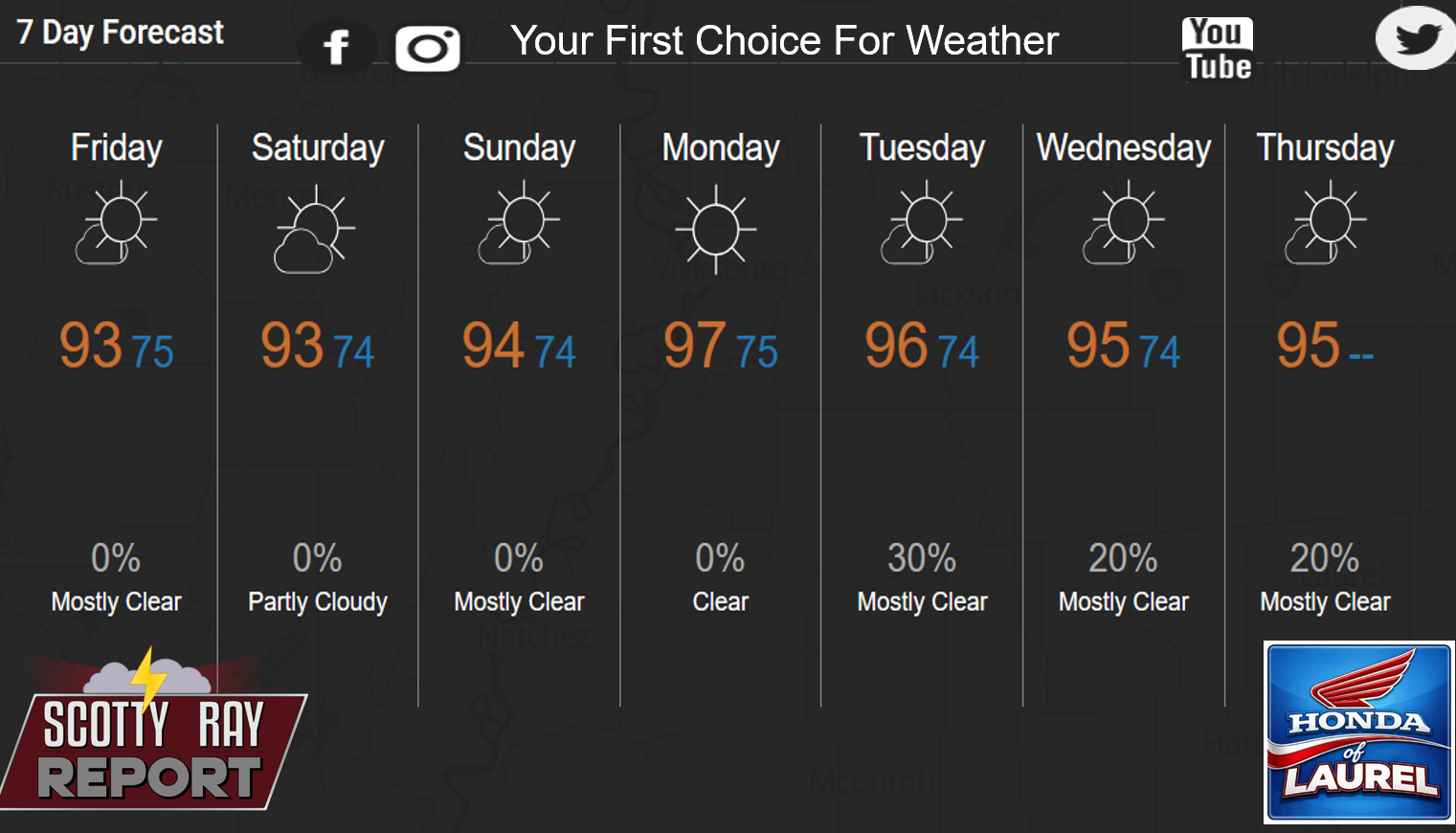 7-Day Forecast 6-26-26