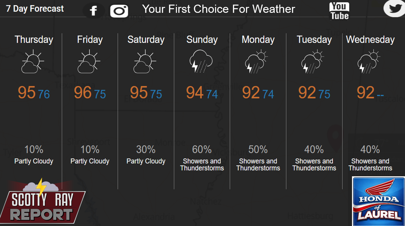 7-Day Forecast 7-2-26