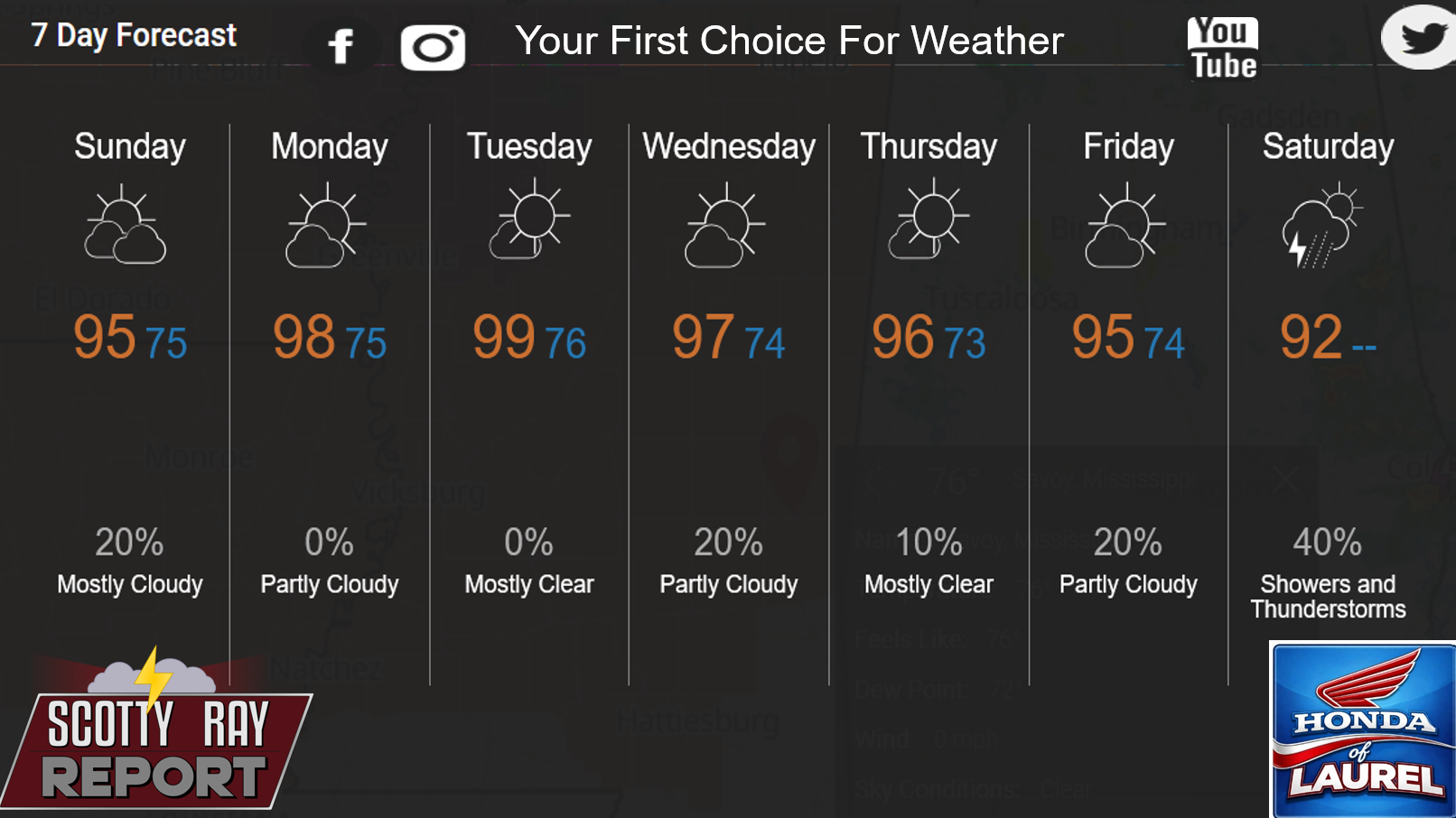 7-Day Forecast 7-26-26