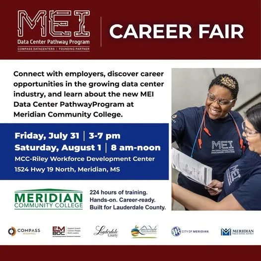 Compass Datacenters and Meridian Community College Launch Mississippi's First Data Center Workforce Training Program