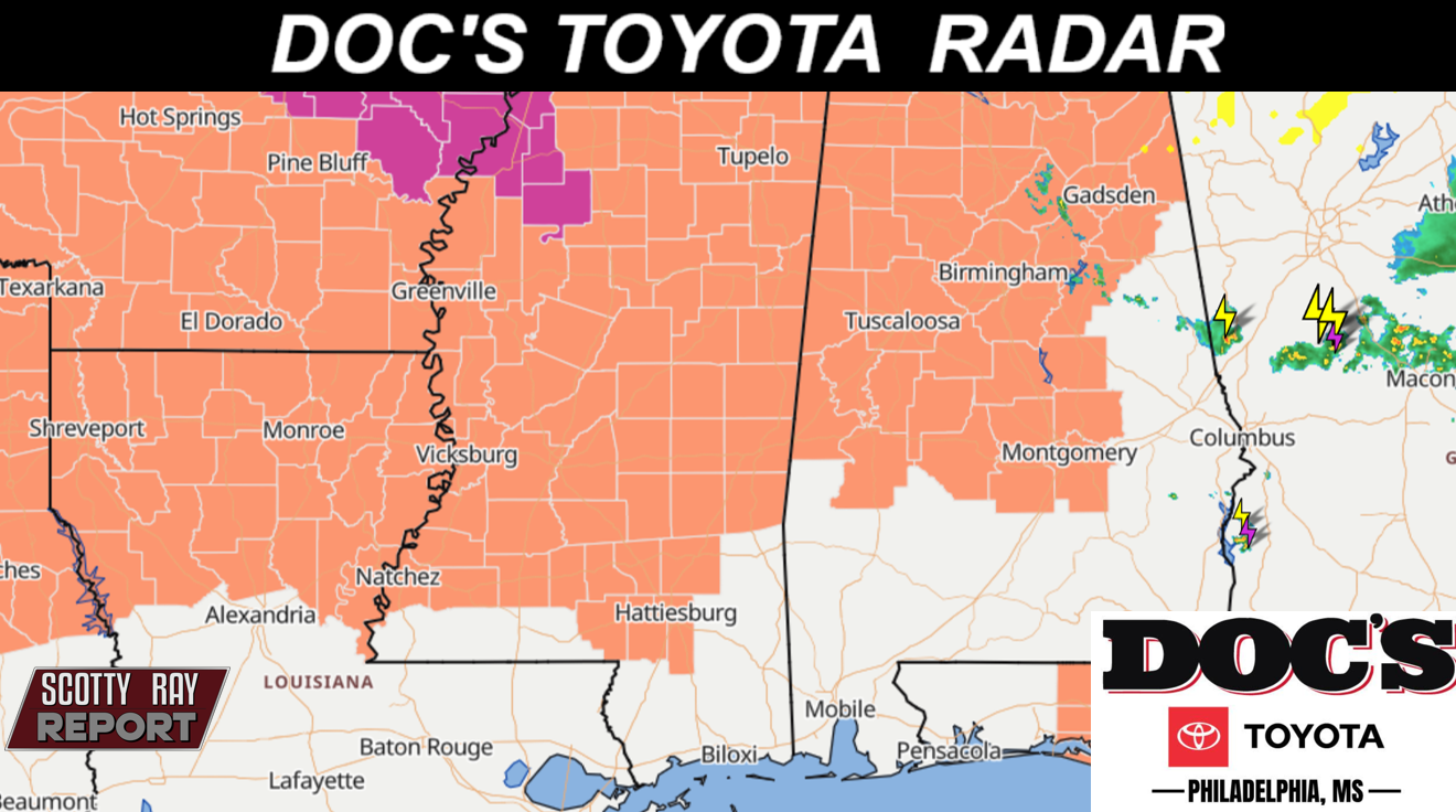 Sunny - High 97/Heat Index 106