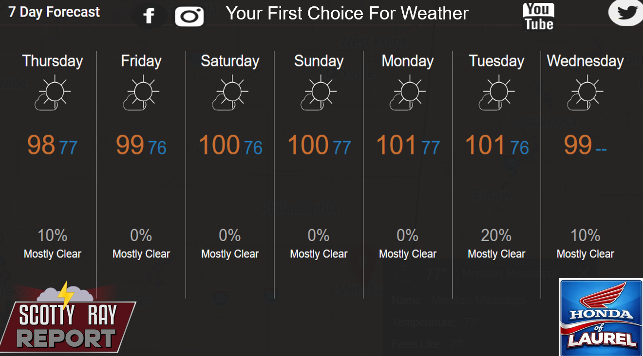 7-Day Forecast 8-13-26